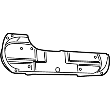Mopar 1DR91DK2AB Panel-Speaker 1DR91DK2AB Mopar Panel-Speaker Illustration 1 of 1
