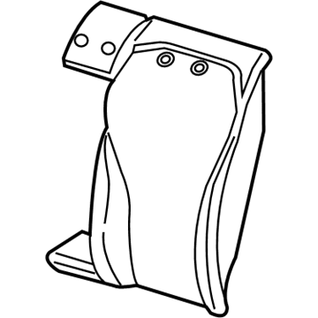 Mopar 68083611AB Foam-Seat Back 68083611AB Mopar Foam-Seat Back Illustration 1 of 1