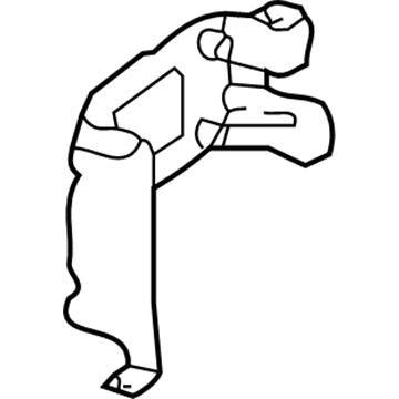 55234804AE Mopar Bracket Pkg-Rear Bumper Side Illustration 1 of 1