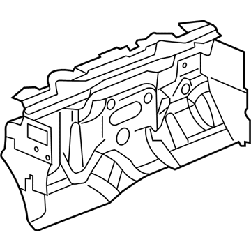 Mopar 55361114AC Dash Panel Silencer 55361114AC Mopar Dash Panel Silencer Illustration 1 of 1