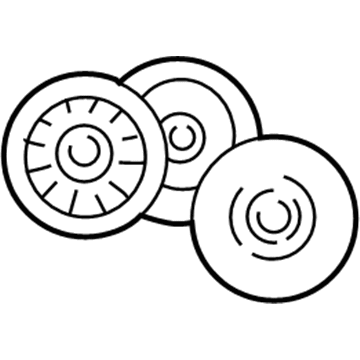 Jeep Grand Cherokee Belt Tensioner - 53030958