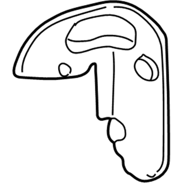 Mopar 5142287AA Hydraulic Control Unit Bracket 5142287AA Mopar Hydraulic Control Unit Bracket Illustration 1 of 1