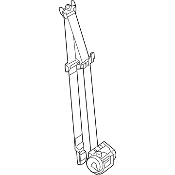 Chrysler 200 Seat Belt - 1VA70DX9AF