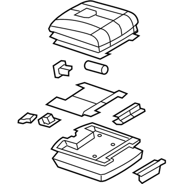 5NB15LA8AF Mopar Console Armrest Illustration 1 of 1