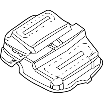 Mopar 55196782AB RETAINER-HEADLINER 55196782AB Mopar RETAINER-HEADLINER Illustration 1 of 1