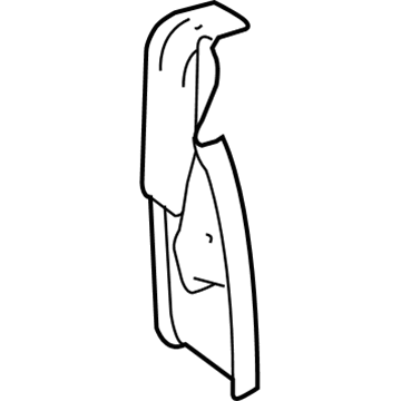 1HQ54DX9AA Mopar Splash Guard Illustration 1 of 1