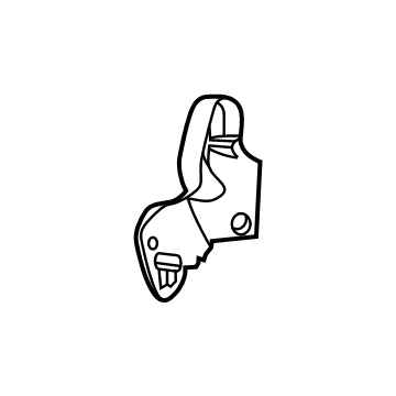 6MN75DX9AA Mopar Front Seat Shield Illustration 1 of 1