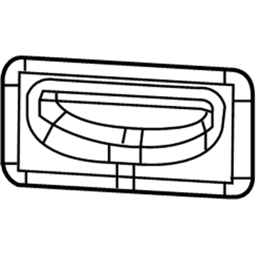 5HJ46LU7AC Mopar Seat Belt Bezel Illustration 1 of 1