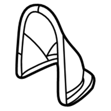 55363489AB Mopar REINFMNT-Fuel Filler Door Illustration 1 of 1