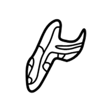 55135514AB Mopar Fuel Fill Door Fuel Illustration 1 of 1