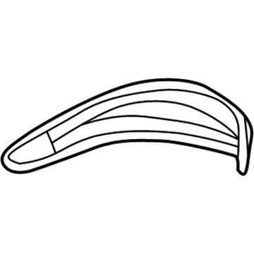 55136546AB Mopar Rear Wheelhouse Panel Illustration 1 of 1