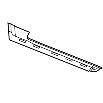 68185658AD Mopar Sliding Door Track Illustration 1 of 1