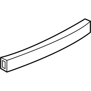 Mopar 5116056AC Front Bumper Reinforcement 5116056AC Mopar Front Bumper Reinforcement Illustration 1 of 1