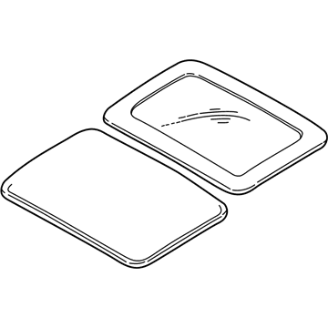 MR523132 Mopar SUNROFKIT-SUNROOF Lid Illustration 1 of 1