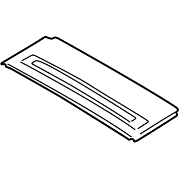 MR523125 Mopar Visor-SUNROOF Illustration 1 of 1