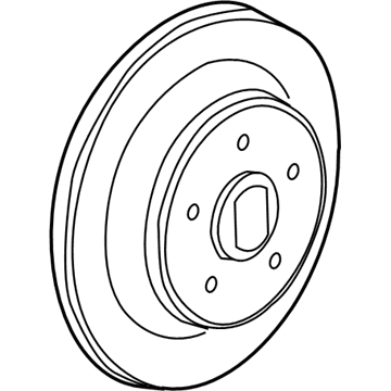 Jeep Liberty Brake Disc - 52128411AB