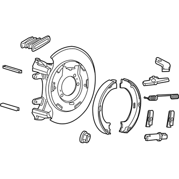 52129177AD Mopar Plate-Disc Brake CALIPER Illustration 1 of 1