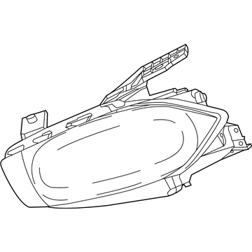 68081388AL Mopar Composite Headlamp Illustration 1 of 1