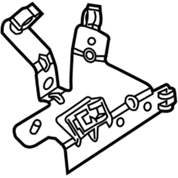 68191658AA Mopar Bracket-EGR Valve Mounting Illustration 1 of 1