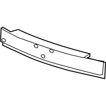 5303762AD Mopar ABSORBER-Front Bumper FASCIA Illustration 1 of 1