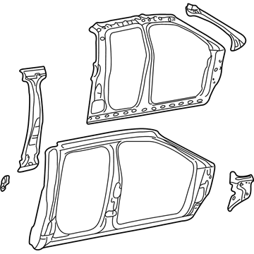 5179213AB Mopar Body Side Aperture Panel Illustration 1 of 1