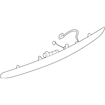 68020955AB Mopar Lens-License Lamp Illustration 1 of 1