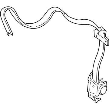 5GZ041DVAD Mopar Front Outer Seat Belt Illustration 1 of 1
