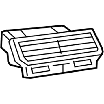 5108243AC Mopar Air Conditioning & Heater Outlet Illustration 1 of 1