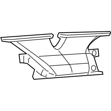 Mopar 5108156AE Defroster Duct 5108156AE Mopar Defroster Duct Illustration 1 of 1