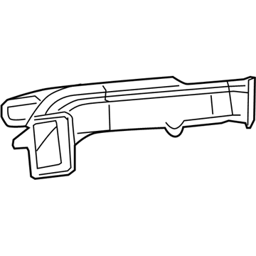 5108157AC Mopar Demister Duct Illustration 1 of 1