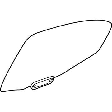 4814641AD Mopar Rear Door Glass Illustration 1 of 1