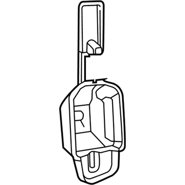 55117158AC Mopar Shield-Seat Belt RETRACTOR Illustration 1 of 1