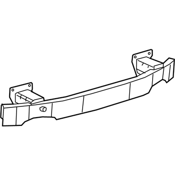 68096078AB Mopar Rear Bumper Beam Illustration 1 of 1