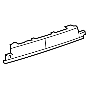 68205093AC Mopar Support-Rear FASCIA Illustration 1 of 1