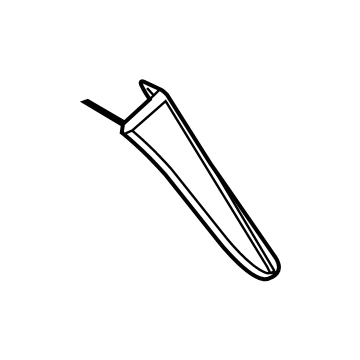 5UP28DX8AC Mopar D Pillar Applique Illustration 1 of 1