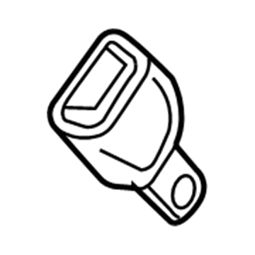 TS901L2AE Mopar Front Inner Seat Belt Illustration 1 of 1