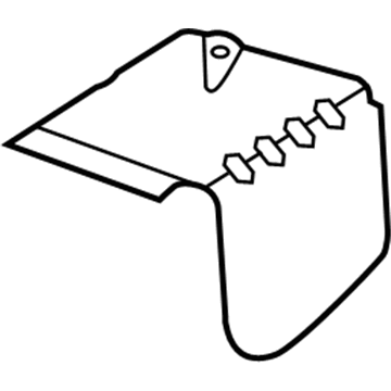 4891049AC Mopar Bracket-Vent Valve Filter MOUNTING. Illustration 1 of 1