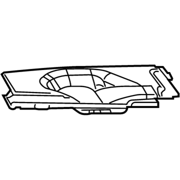4595902AC Mopar Instrument Panel Closeout Illustration 1 of 1