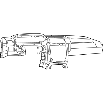 1NT30XDVAC Mopar Instrument Panel Illustration 1 of 1