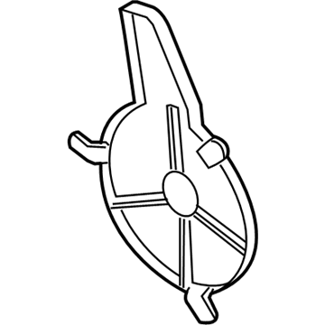 Mopar MR958619 SHROUDPKG-CONDENSER MR958619 Mopar SHROUDPKG-CONDENSER Illustration 1 of 1