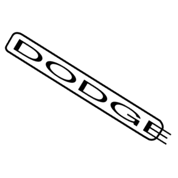 68084895AA Mopar Nameplate Illustration 1 of 1