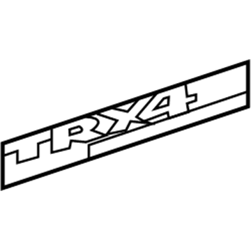 68001733AA Mopar Decal Illustration 1 of 1