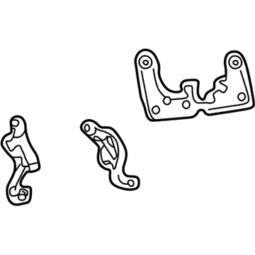 5072616AA Mopar Air Bag Bracket Illustration 1 of 1