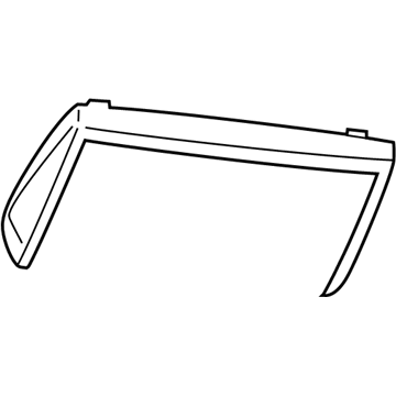 Mopar 1LX701DAAA Overhead Console Housing 1LX701DAAA Mopar Overhead Console Housing Illustration 1 of 1