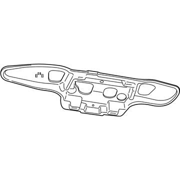 Mopar 68044032AA Overhead Console Retainer 68044032AA Mopar Overhead Console Retainer Illustration 1 of 1