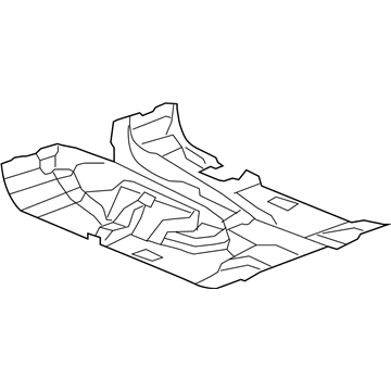 1BA81ZJ8AI Mopar Front Floor Carpet Illustration 1 of 1