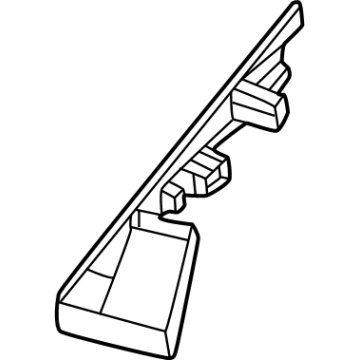 7MG00LC5AA Mopar Seat Track Cover Illustration 1 of 1