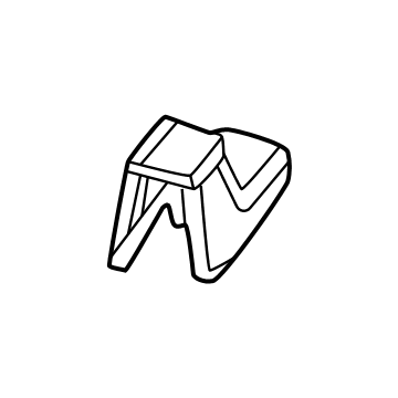 5ZF20TX7AC Mopar Seat Track Cover Illustration 1 of 1