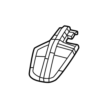 5ZF14LC5AD Mopar Cover-Seat Track Illustration 1 of 1