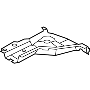 Mopar 68184129AA Extension-CROSSMEMBER 68184129AA Mopar Extension-CROSSMEMBER Illustration 1 of 1
